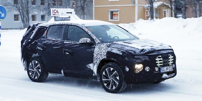 Hyundai Tucson на снежных тестах
